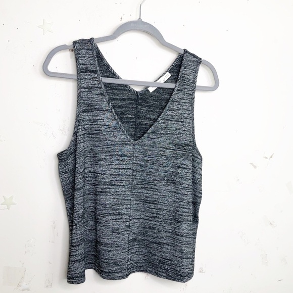 RAG & Bone black & grey v- neck tank top - Picture 3 of 11